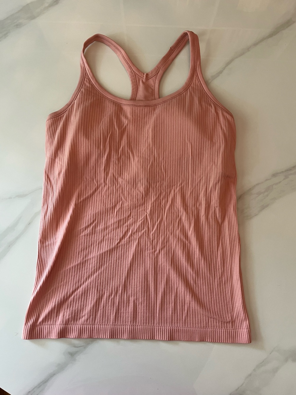 Lululemon Athletica Pink Ribbed Tank Top - Picture 2 of 7